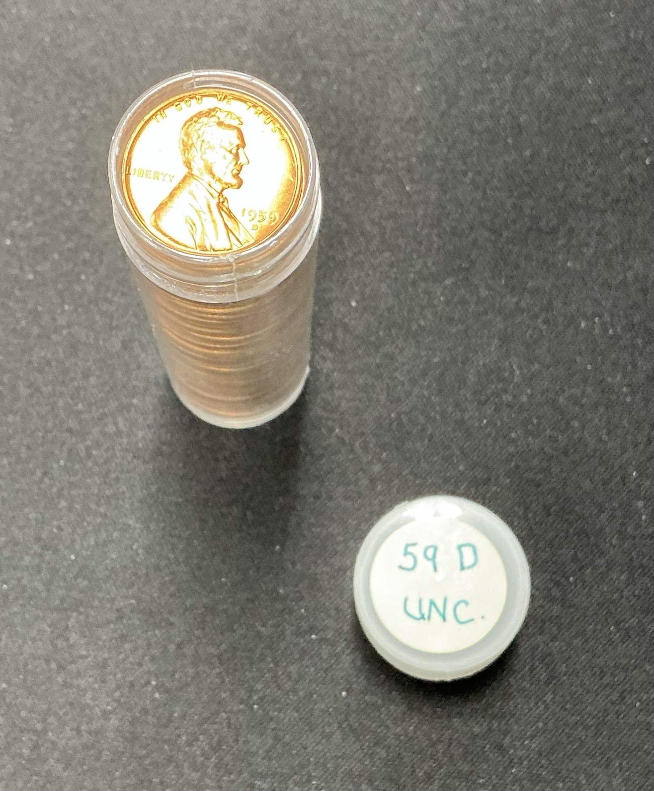 1959-D Lincoln Cent Roll ~ Uncirculated Full Red