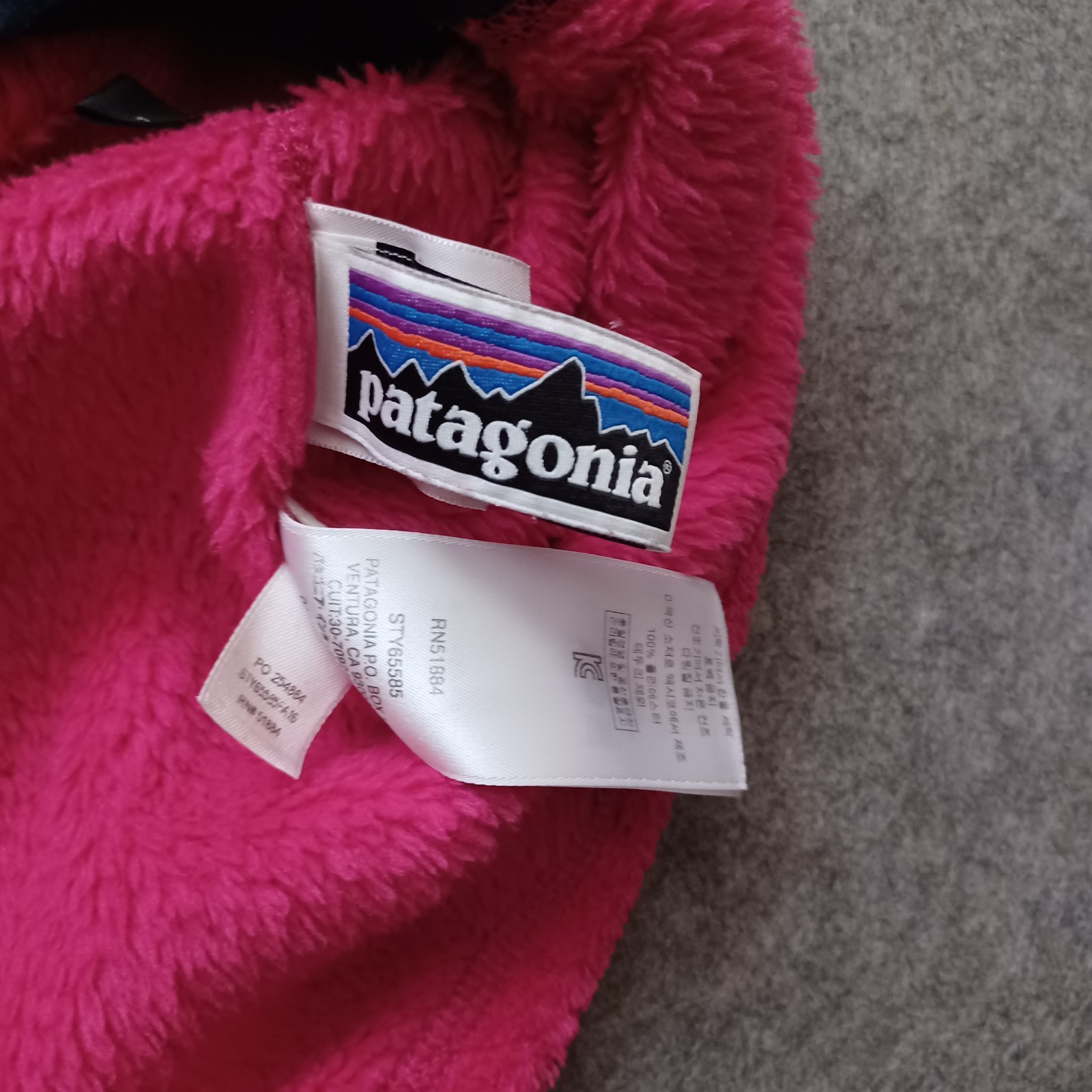 Patagonia Snap-T Fleece Jacket Girls Large 12 Pink Polartec Pullover Youth Fuzzy