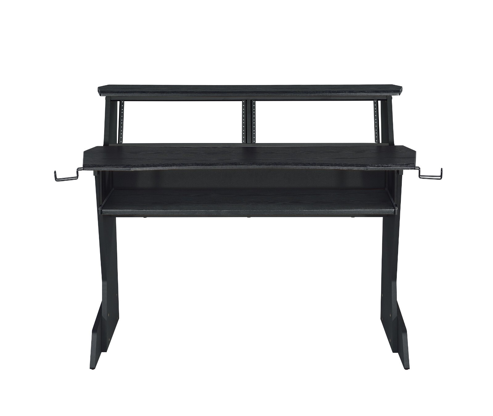 Musiea BE200 Series Music Studio Desk Workstation with 2 x 4U rack (Black)