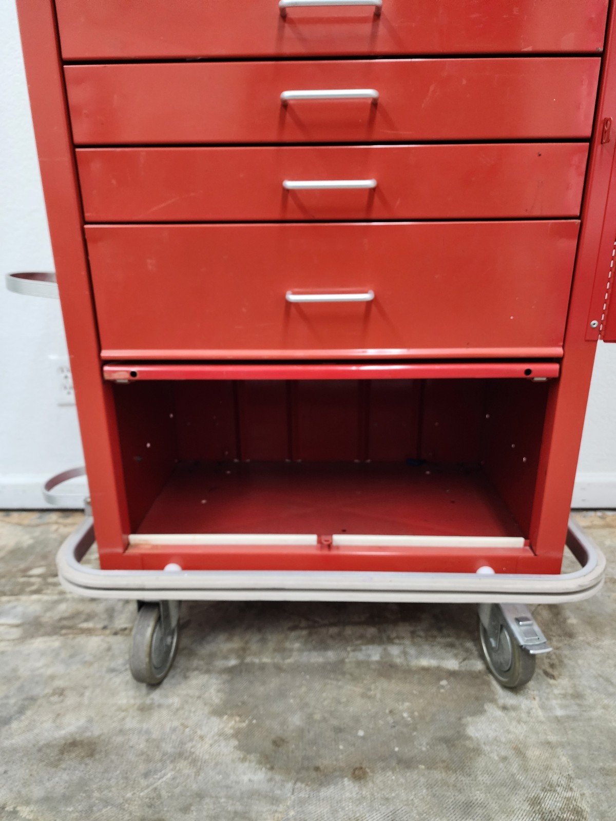 Waterloo Uni-Cart Medical Lab Mobile Storage Cart 6 Locking Drawers, Tool Box