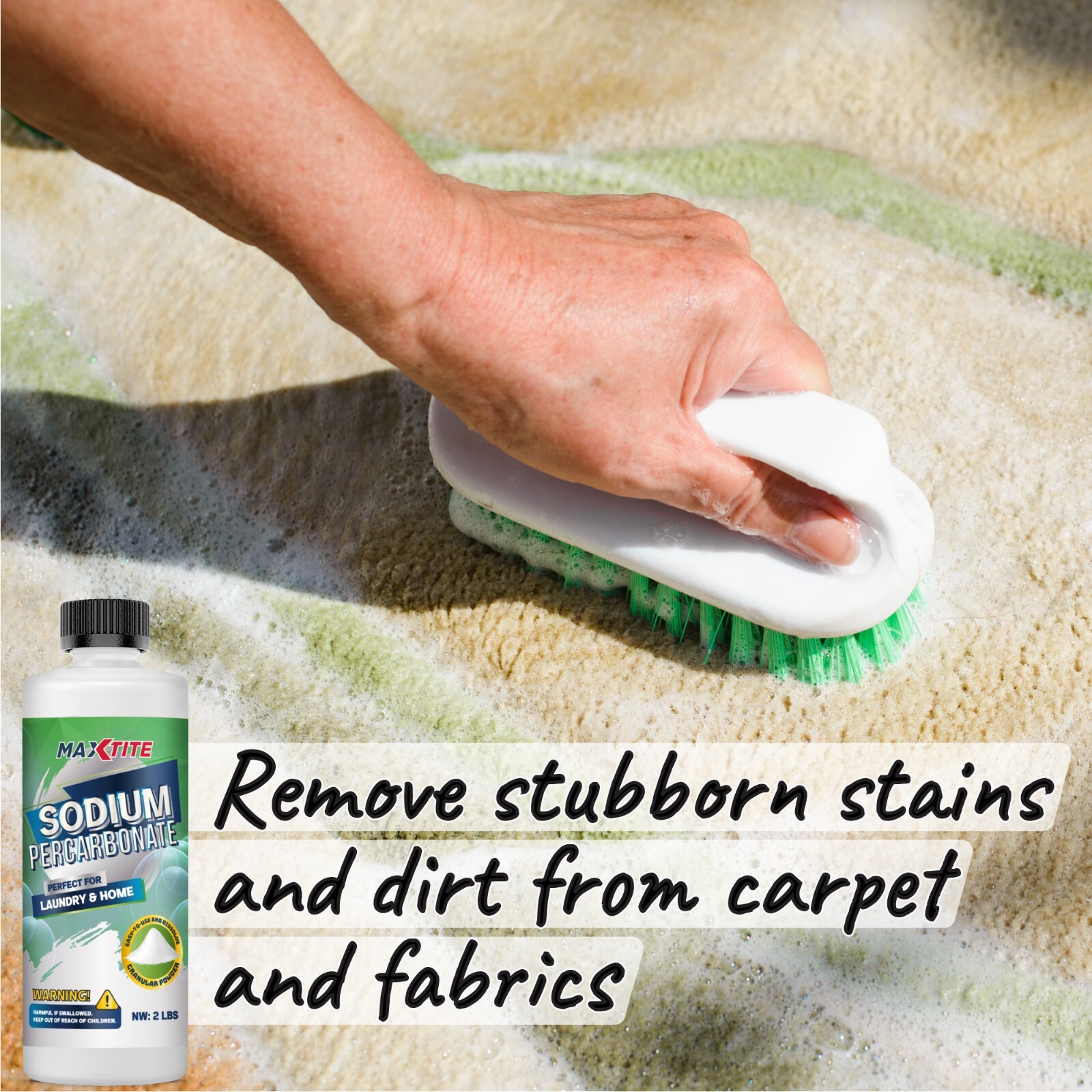 Sodium Percarbonate (45 lbs) - 100% Pure Uncoated Solid Hydrogen Peroxide