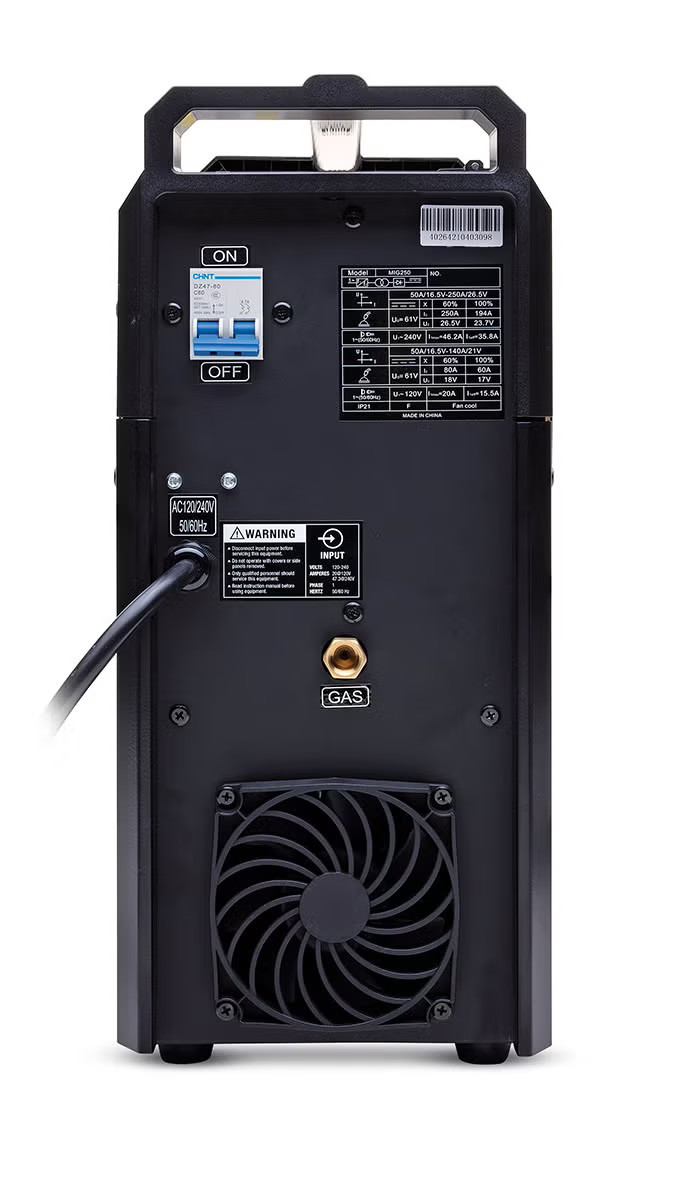 Eastwood 250 AMP MIG Welder Welds Up To 1/2 inch Thick Plate