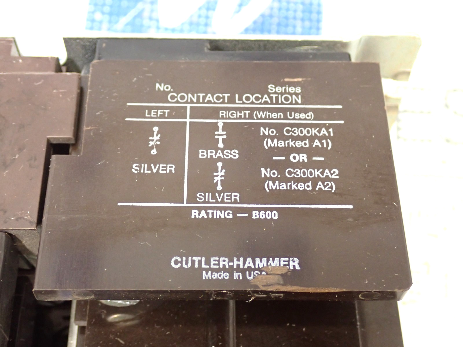 Cutler Hammer Size 0 A10BN0 Starter 18 Amp Contactor 120 Volt Coil Tested