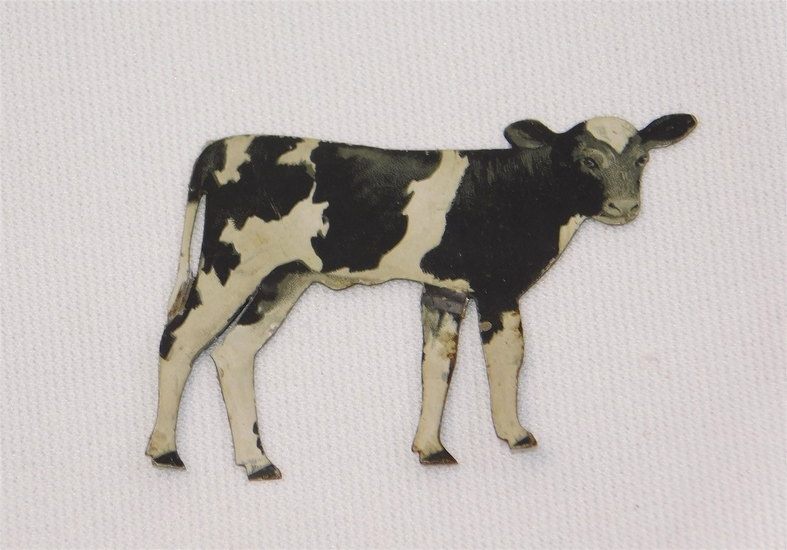 Antique De Laval Cream Separator Tin Holstein Cow & Calf Advertising Set