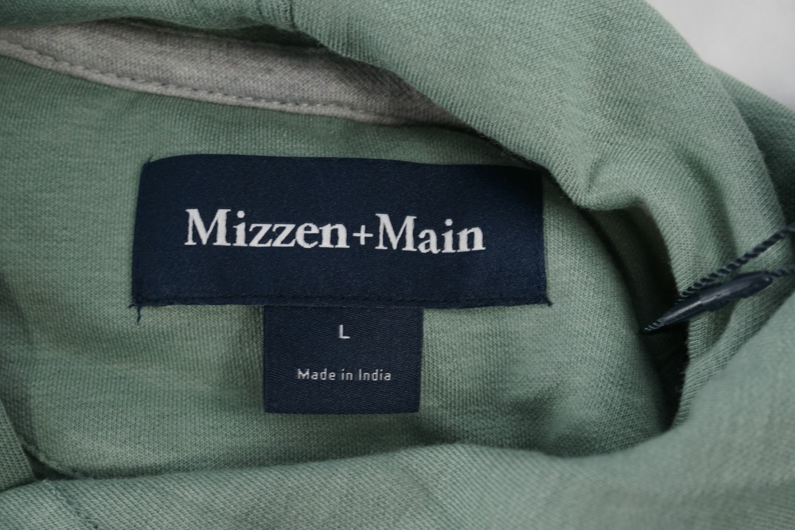 Mizzen+Main KPI Ultra-Soft Performance Hoodie In Seagrass - Men's Size L