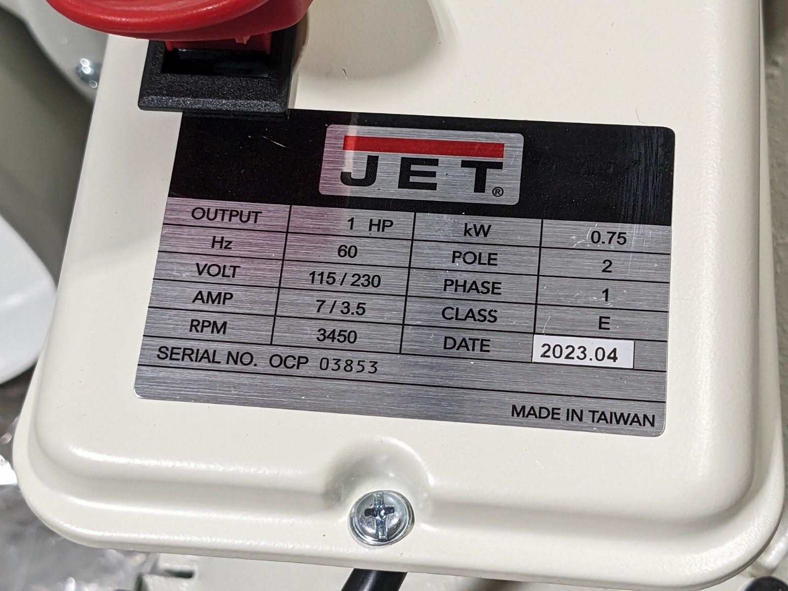 Jet Vortex Cone Portable Dust Collector 650 CFM 1 HP 115v 708642BK