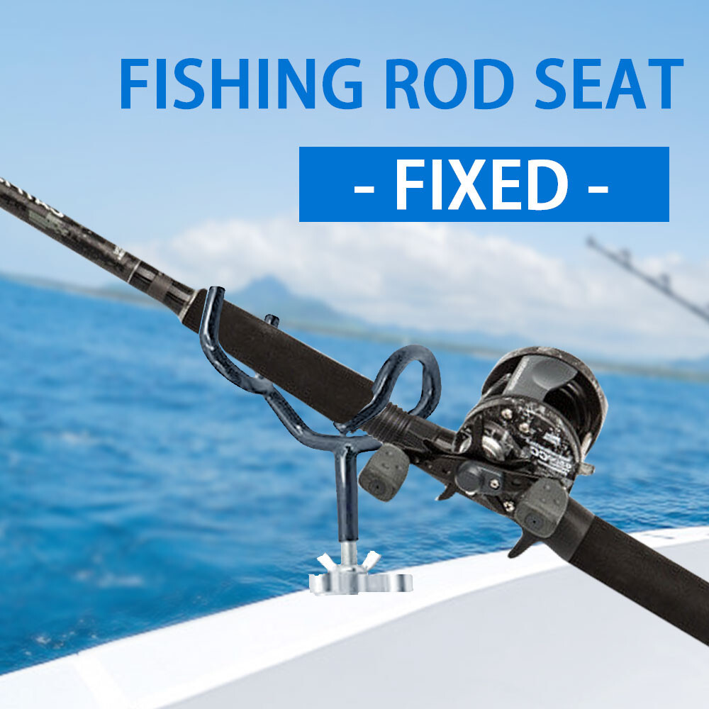 8PCS Sure Grip Steel Rod Holder 20 Degree Angle Fishing Boat Pod Marine 3/8 Inch