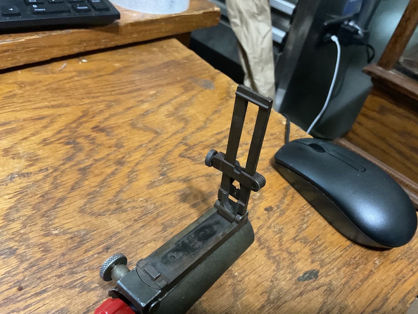 Springfield 1903 rear sight sleeve with functional sight