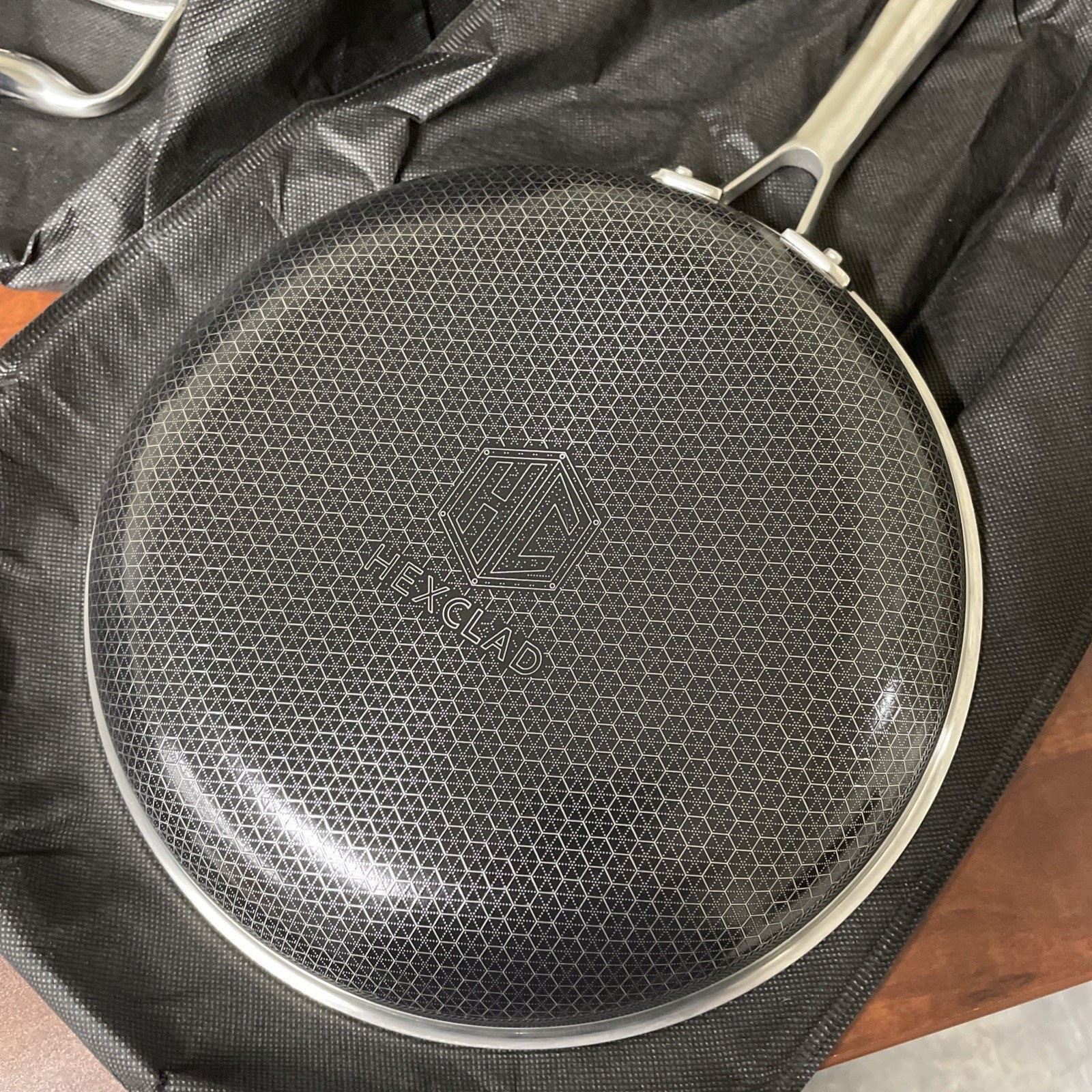 HexClad Hybrid 7-Piece Cookware Fry Pan Set 8” 10” 12” Inch W/ Lids & 12” Wok