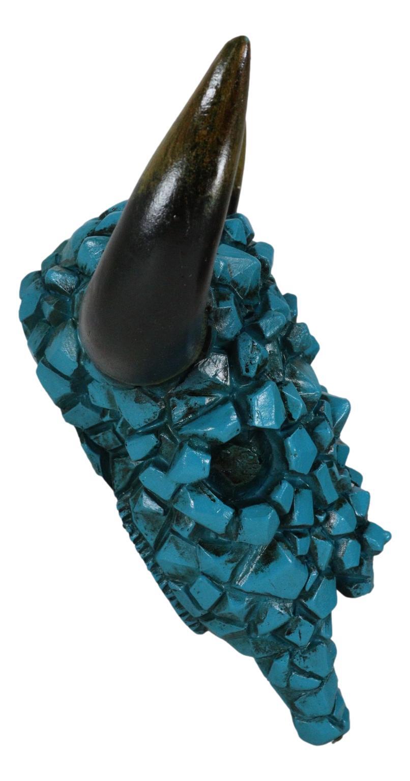 Southwest Steer Bison Bull Cow Skull With Mosaic Turquoise Rocks Wall Decor