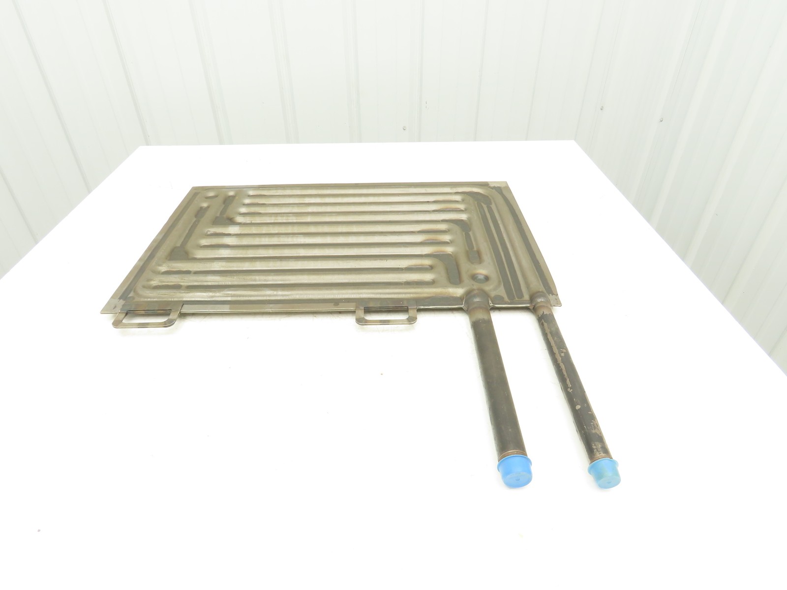 19"x 29" Plate Coil Immersion Heat Exchanger 1"x 3/4" NPT Pipe