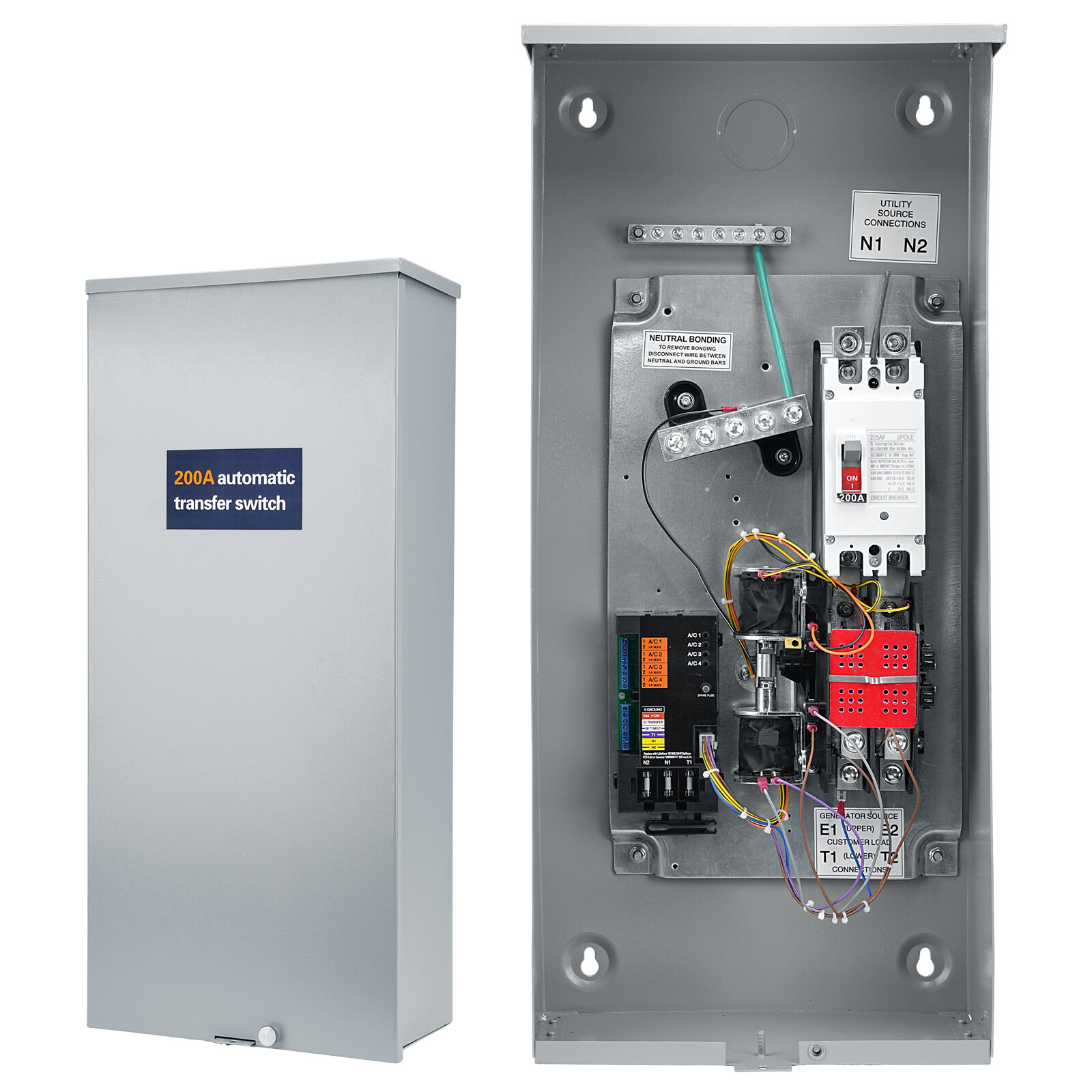Upgrade 200-AMP Automatic Whole House Transfer Switch