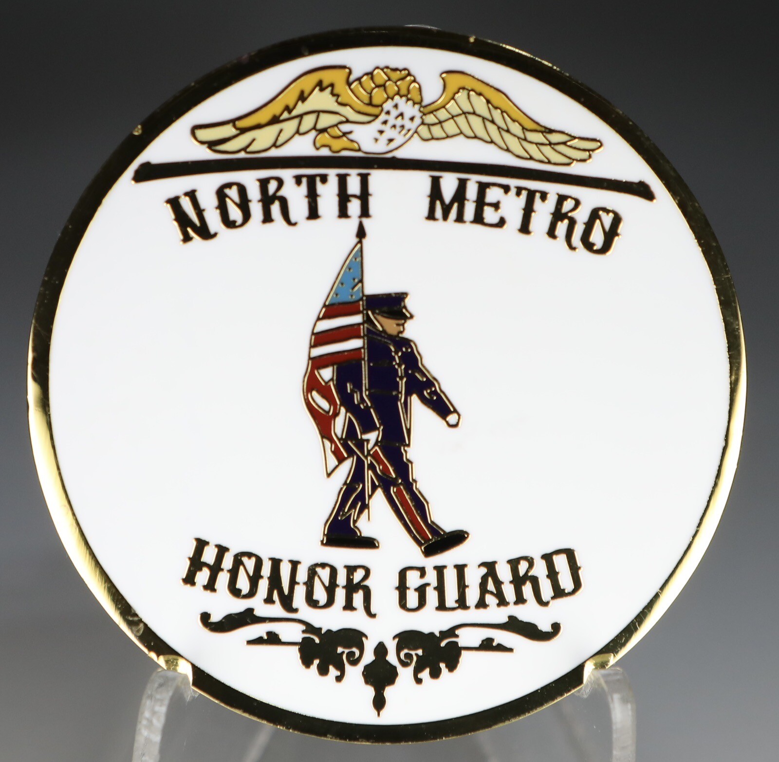 NORTH METRO FIRE RESCUE DIST HONOR GUARD IAFF LOCAL 2203 COLORADO CHALLENGE COIN