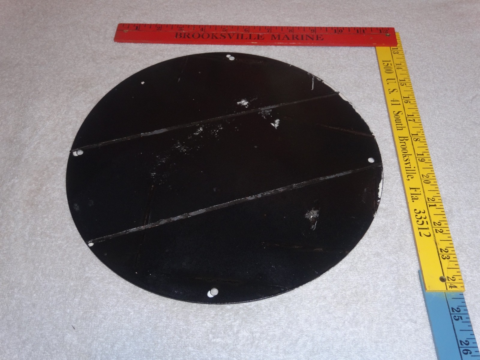 VINTAGE TEXACO AVIATION FEMALE MODEL WW2 AIRPLANE 11 3/4" PORCELAIN GAS OIL SIGN