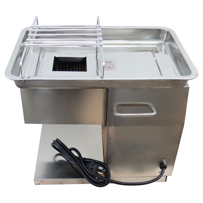 Open Box! QX Stainless Commercial Meat Cutting Machine Body without Blade 110V