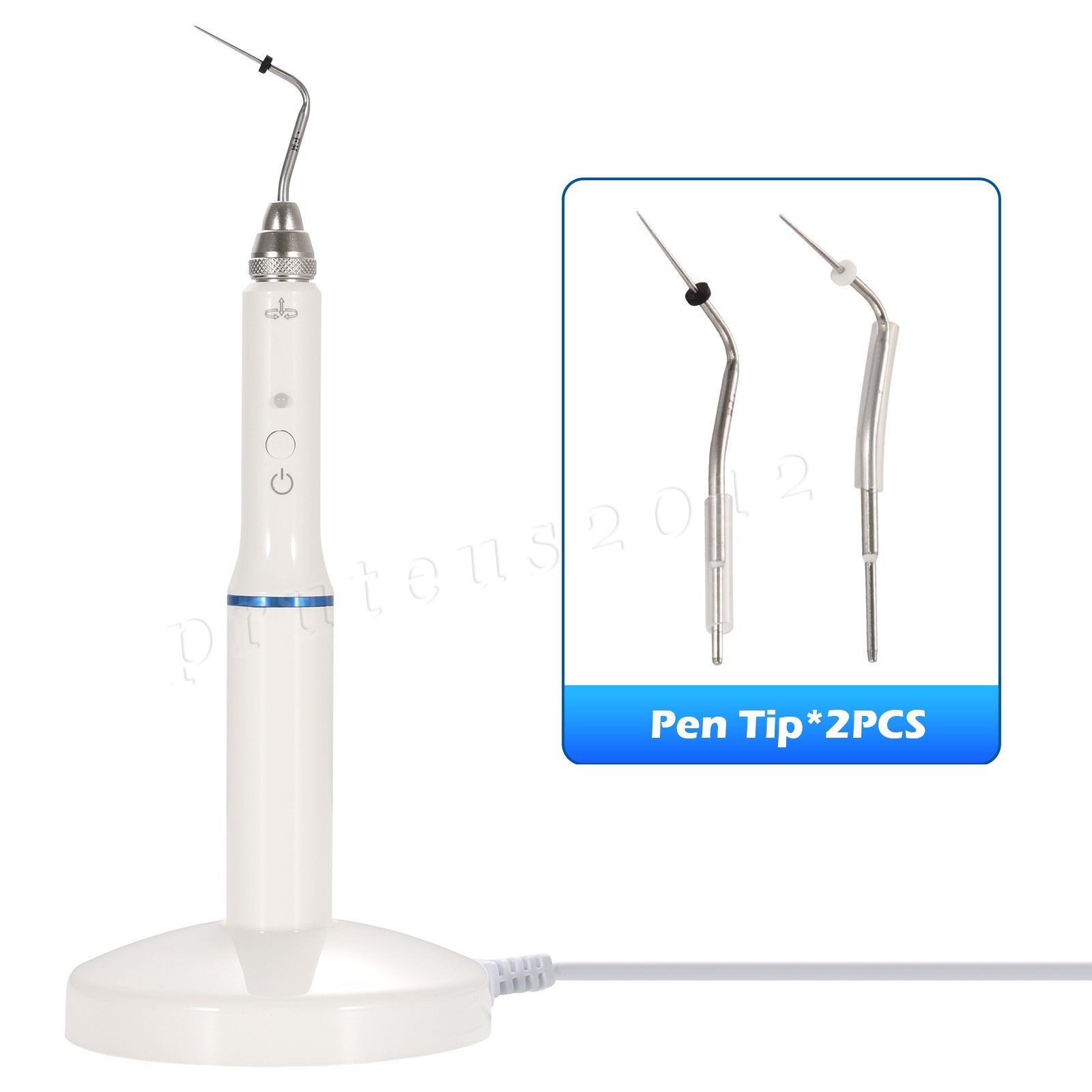 Dental Gutta Percha Obturation System Wireless Endo Heated Pen+2Tips