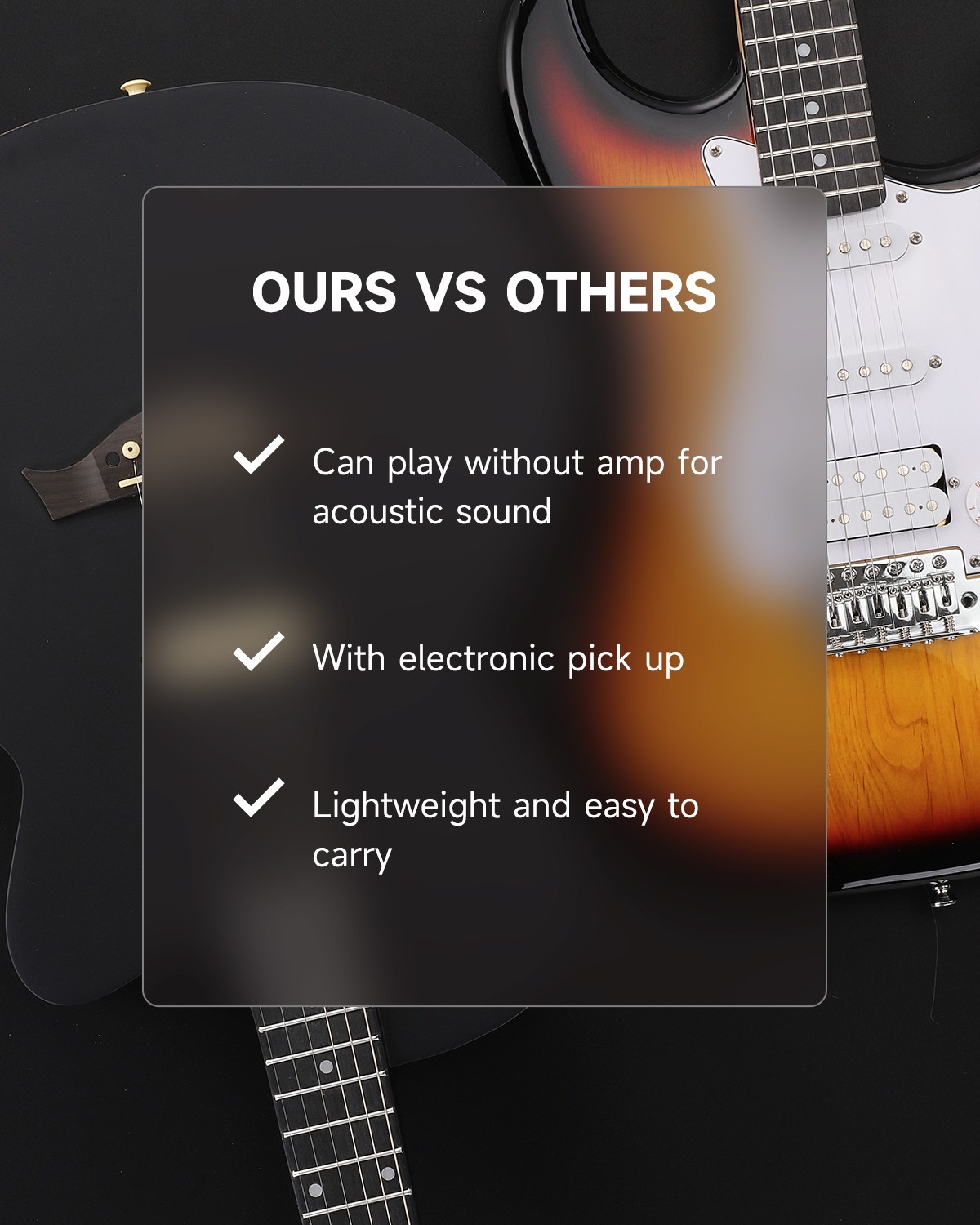 Moukey BCC-100 Acoustic Electric Guitar S Pickup Volume Knob + Gig Bag Xmas Gift