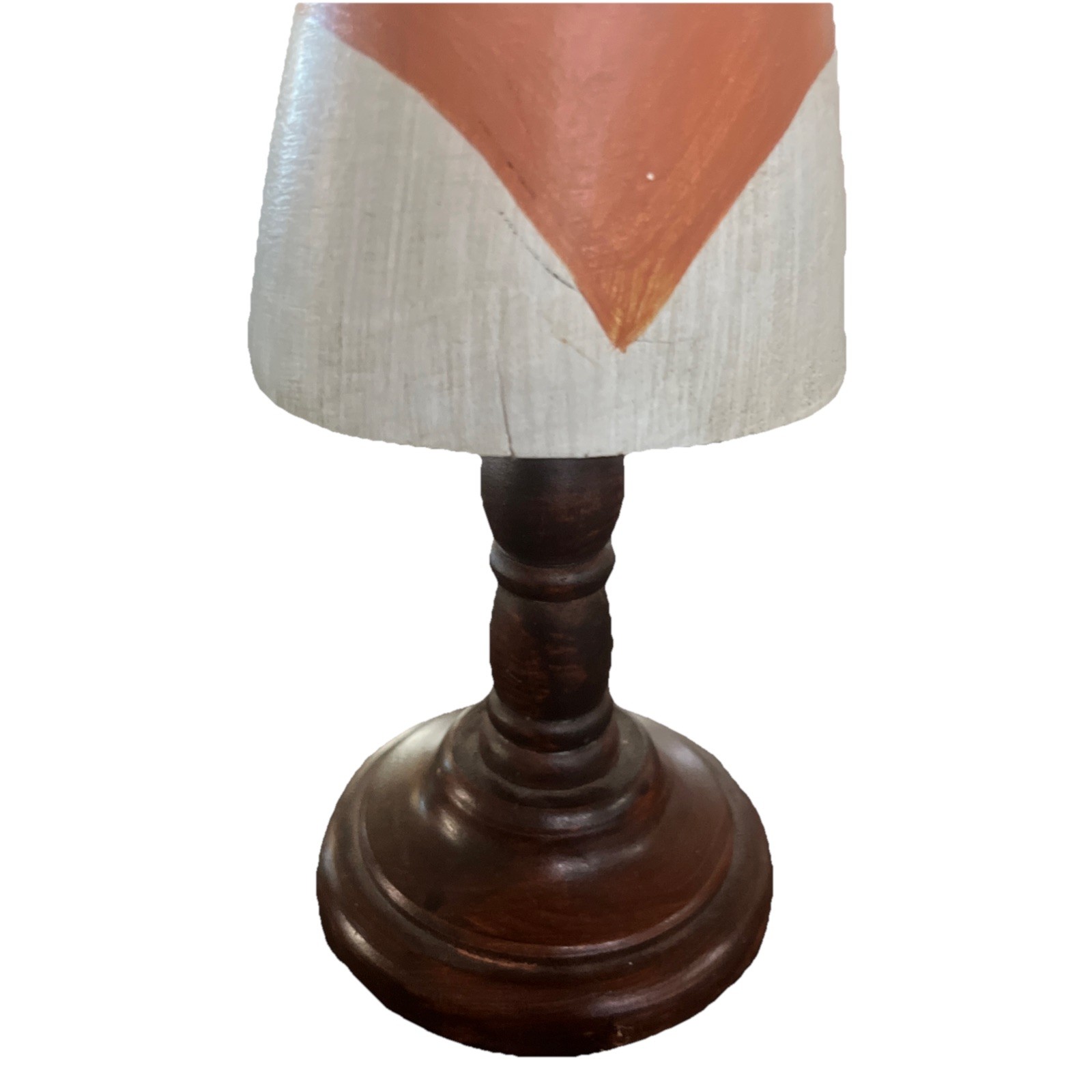 Wood Dress Form Mannequin Decor Hand Painted Lingerie Corset Style Tabletop