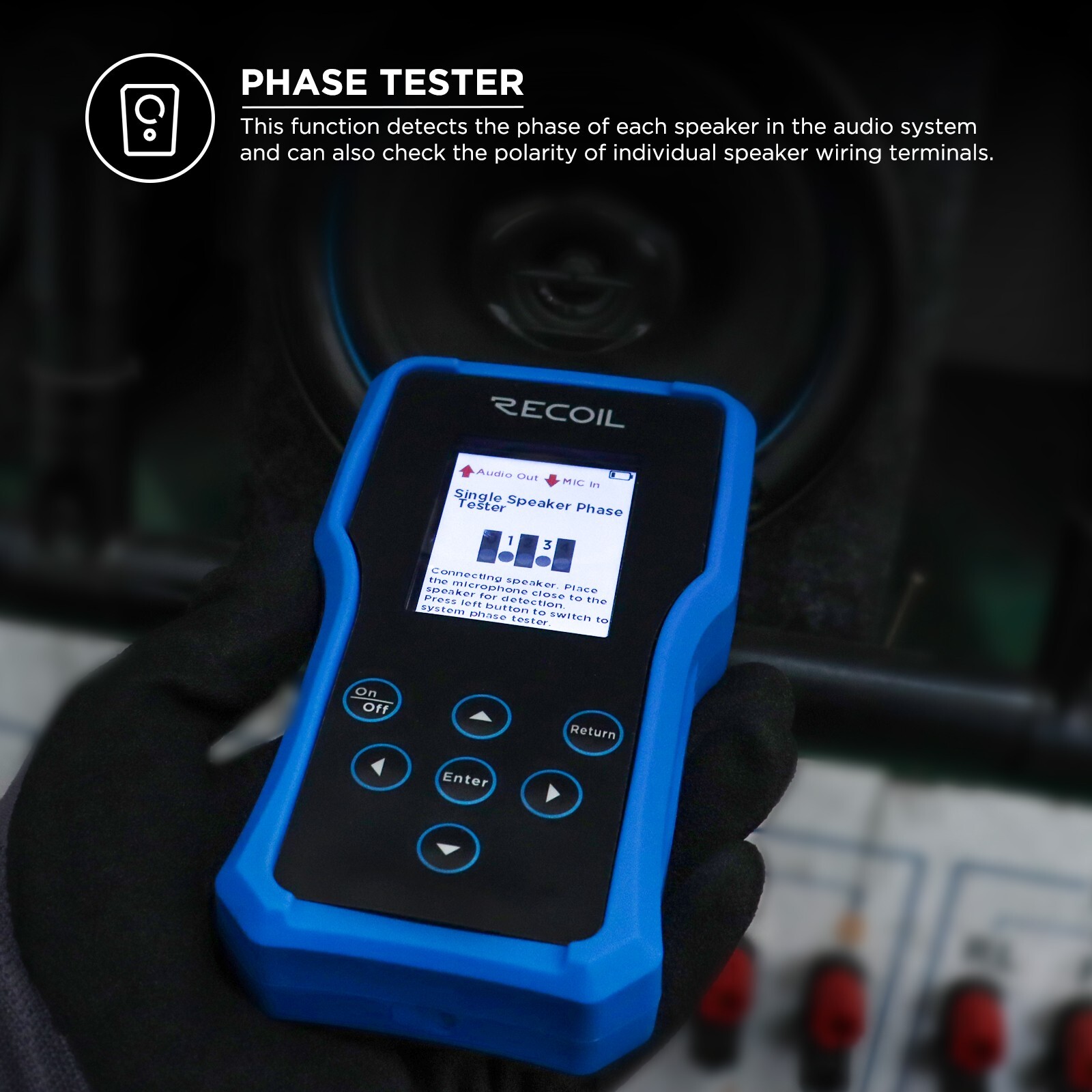 Recoil MST-1 Handheld Multi-function Audio Tester