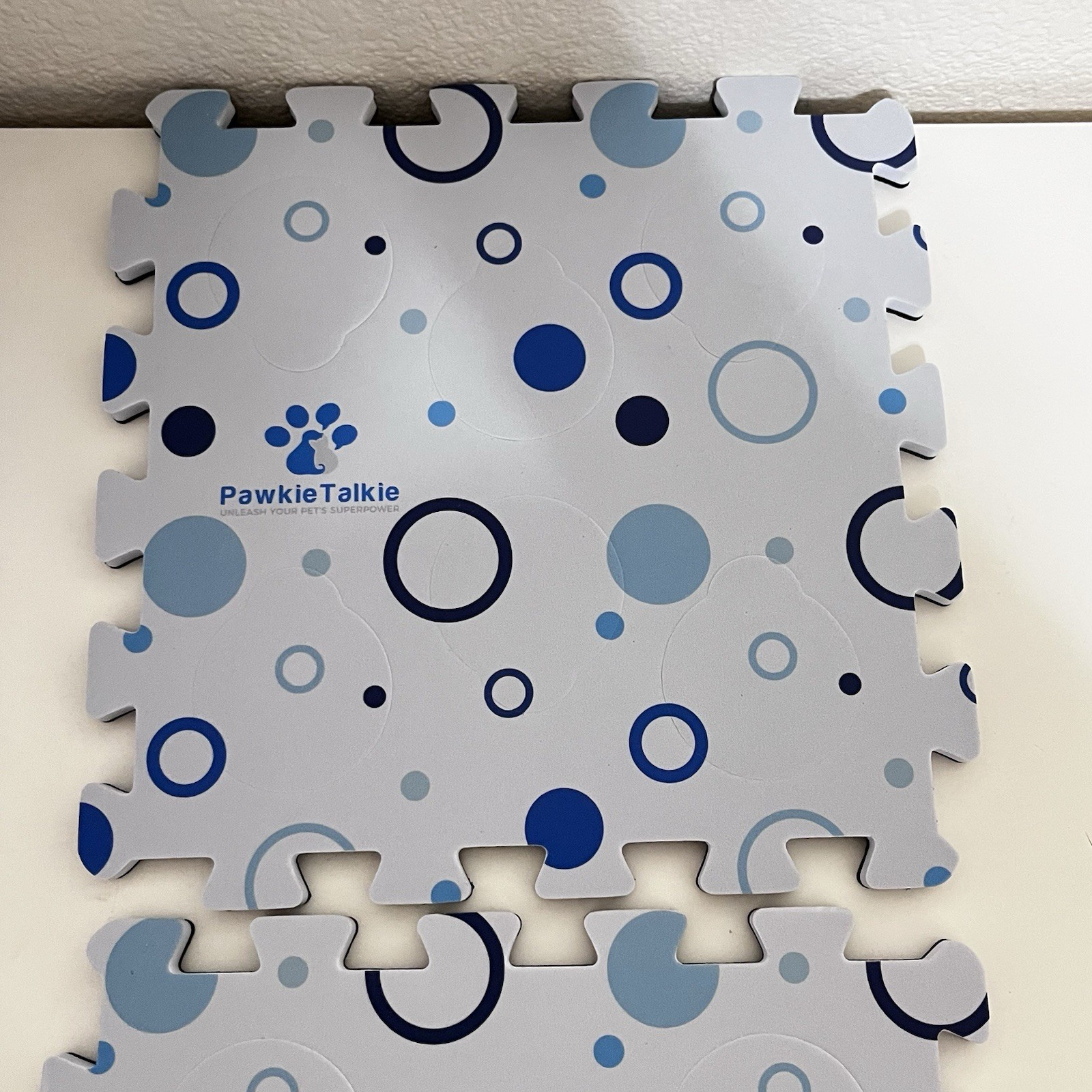 Pawkie Talkie Dog Talking Buttons Echo System Set 12 Buttons + 2 Mats