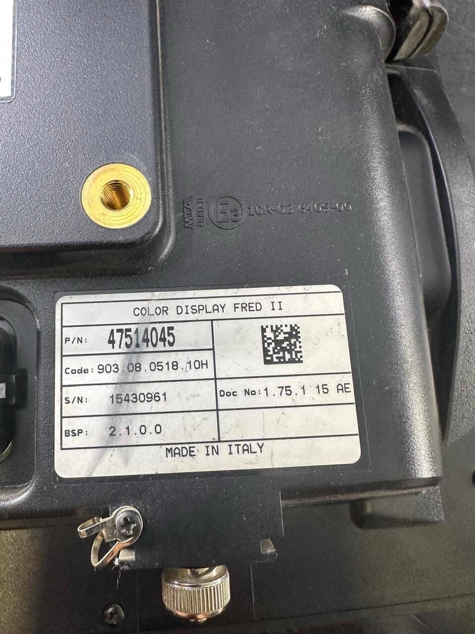 FRED II Case IH AFS PRO 700 color Display Inteliview IV