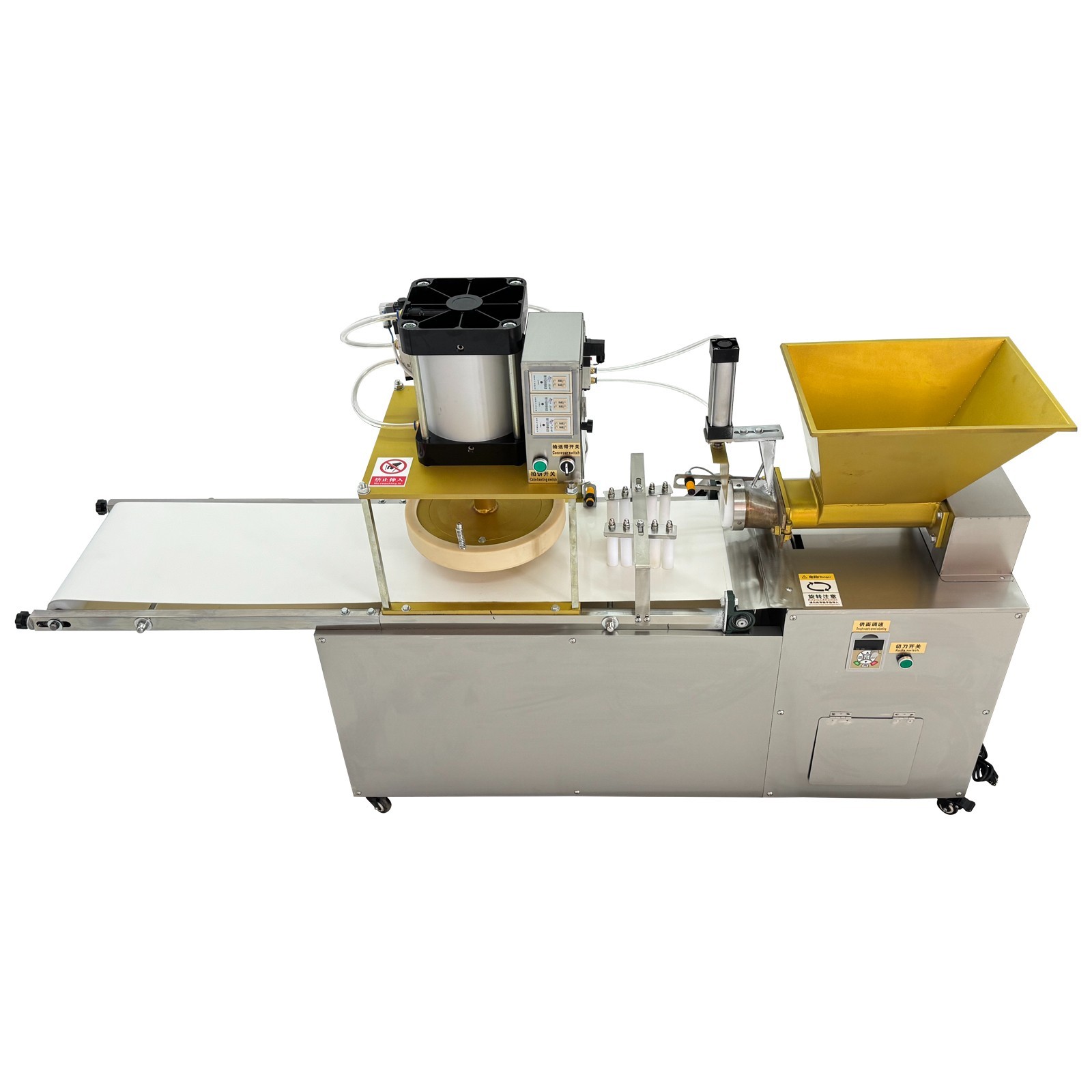 Commercial Auto Dough Divider & Dough Pastry Press Machine W/Air Pump 300-500g