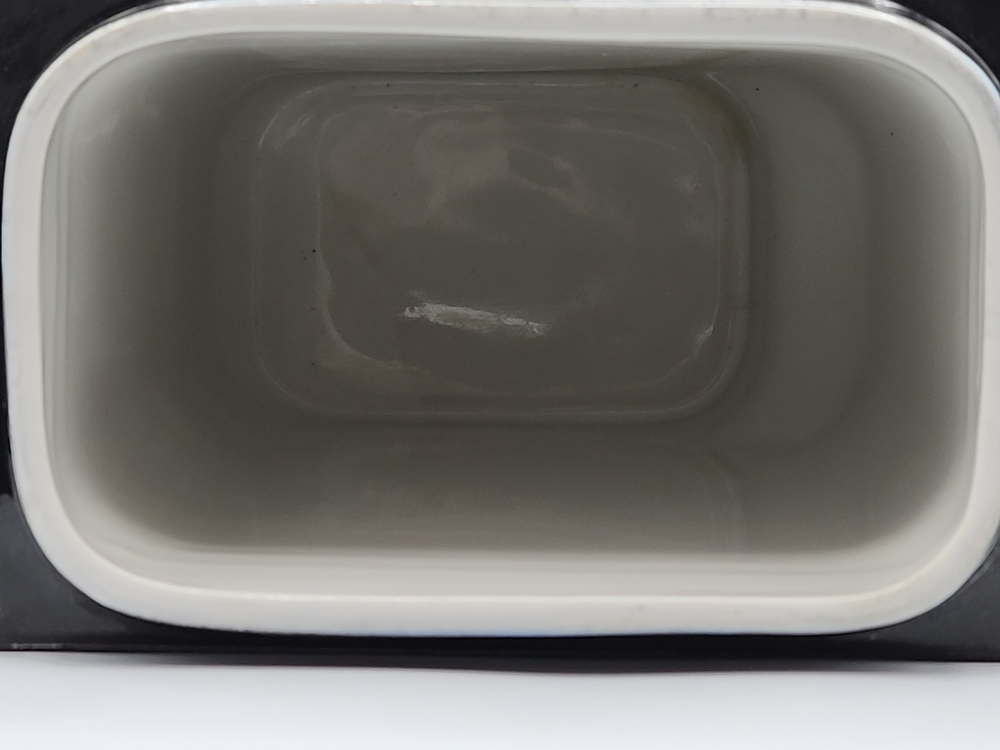 Hall Fountain Bar Liquor Dispenser Canister Pump Label "Brandy" Flaws READ BLUE