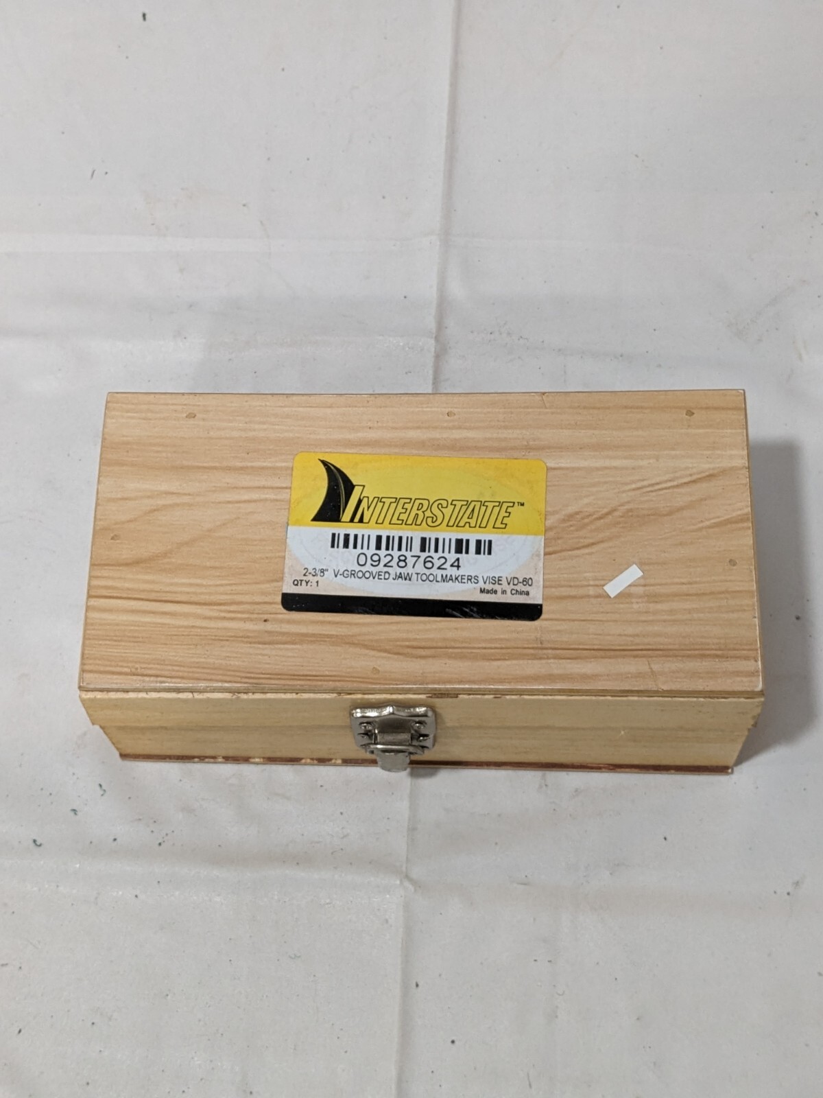 Interstate Toolmaker's Vise 2-3/8" Jaw Width 2-1/8" Jaw Opening Cap 09287624