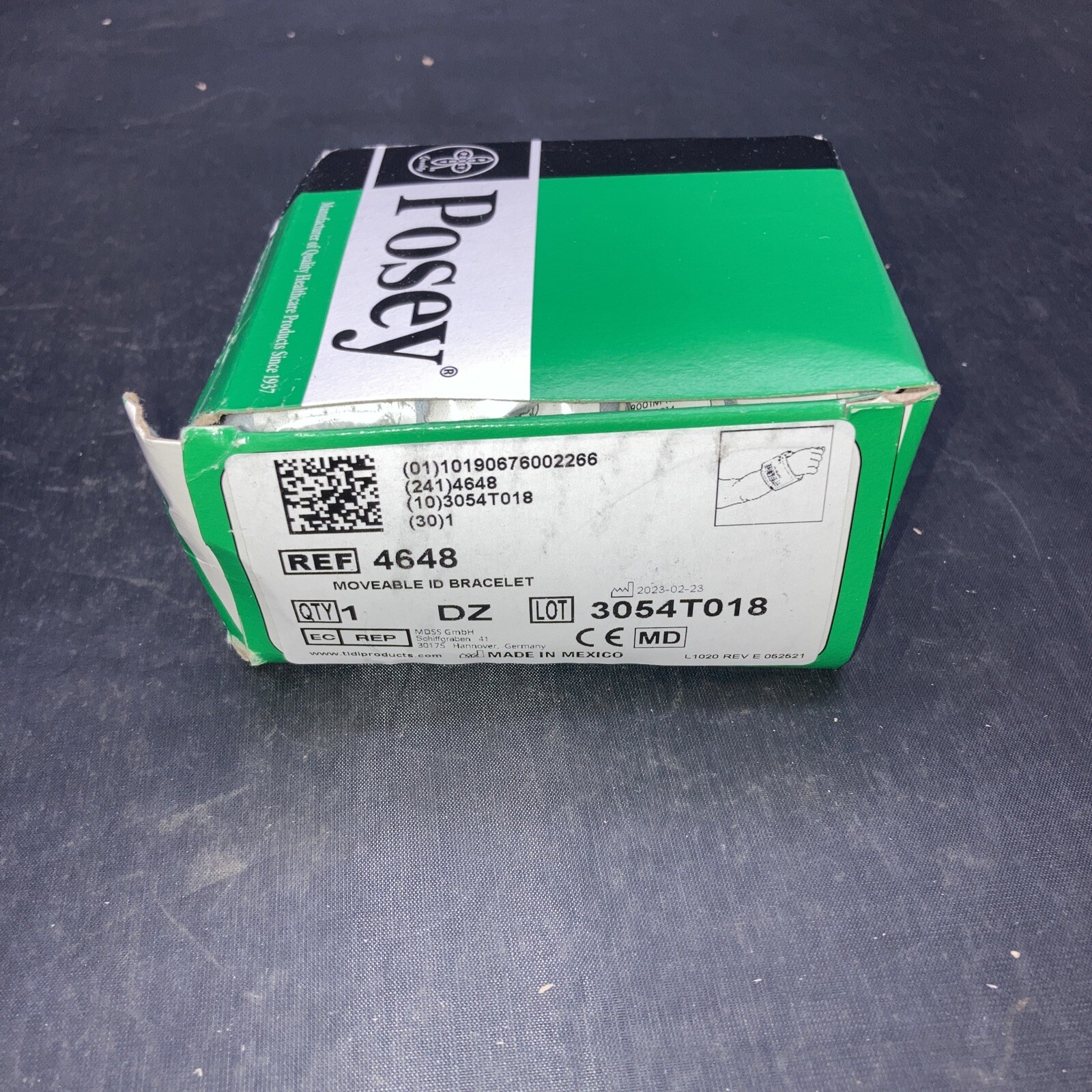 Posey #4648, Moveable ID Bracelet, Box of 12 bracelets