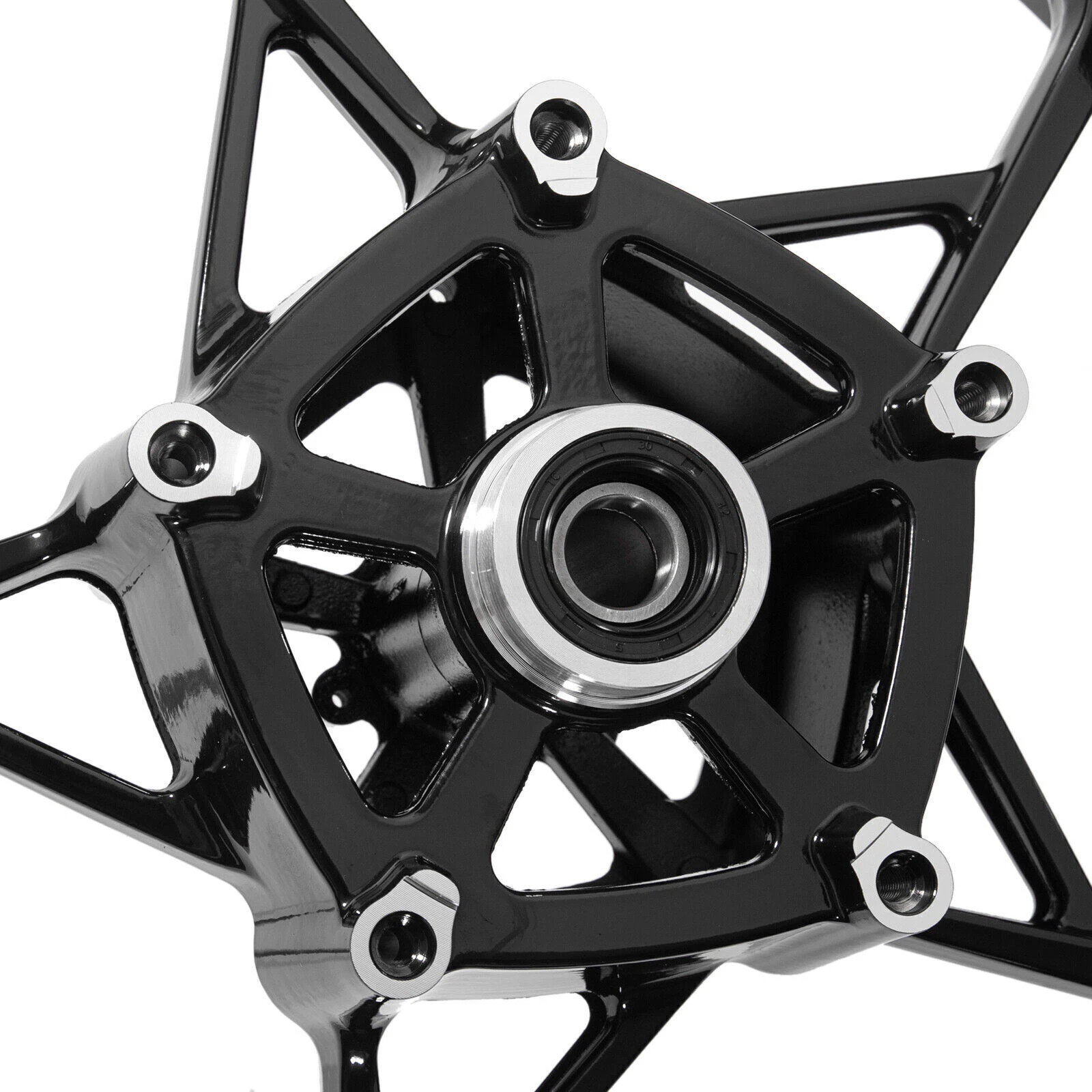 17"x3.5" Gloss Black Front Wheel Rim For Kawasaki Z900 Z650 Ninja 650 17-24