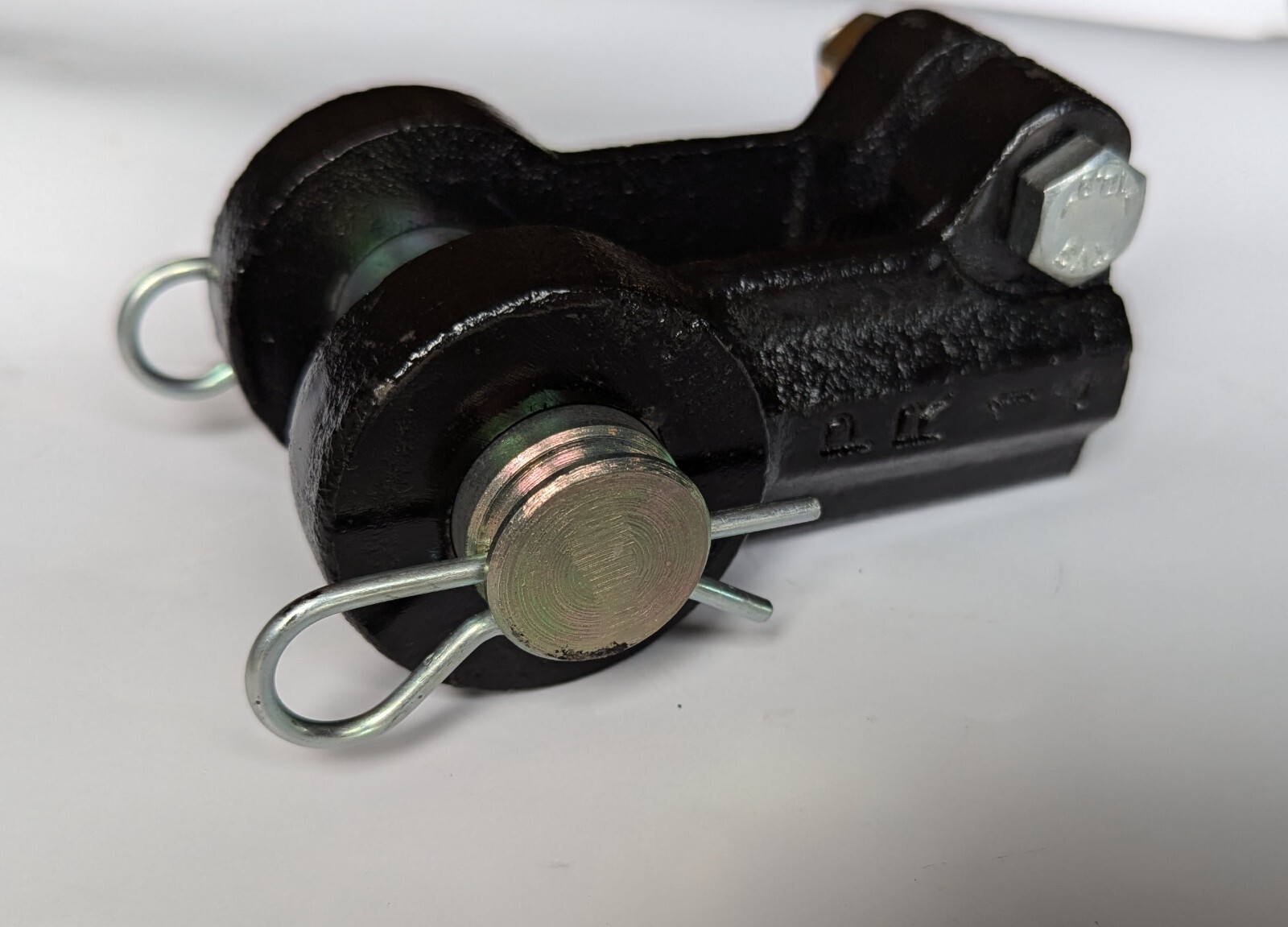 HYDRAULIC CYLINDER CLEVIS 1-1/8”-12 UNF THREADS W/ 1.0" PIN & R-CLIPS