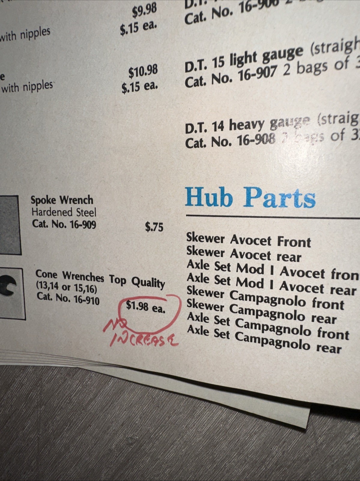 1979-1980 Palo Alto Bicycle Shop Catalog vintage bike parts