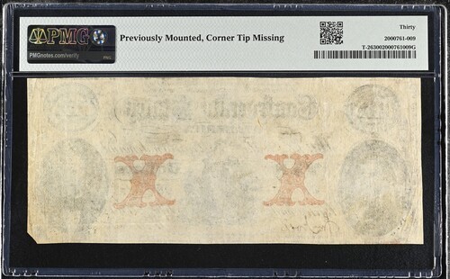 $10 1861 Confederate States Of America T-26 PF-21 CR.191 PMG 30 Very Fine