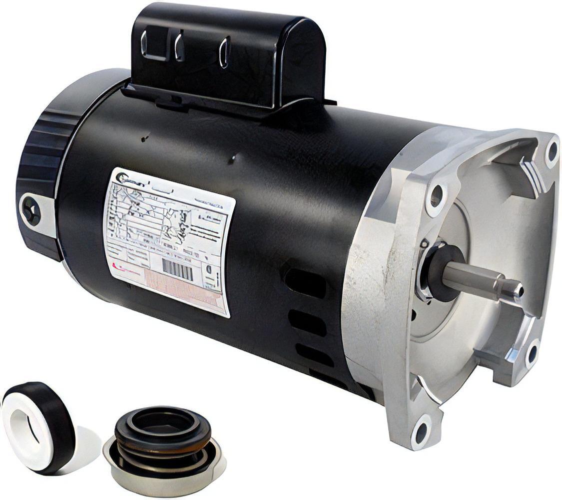 A.O. Smith Century B2840 B840 2.5HP 230V Pool Pump Motor 56Y Frame Square Flange