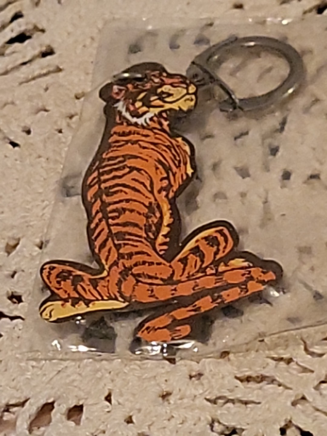 Vtg Esso Exxon Tiger in your Tank Keychains Advertising Sealed New Old Stock