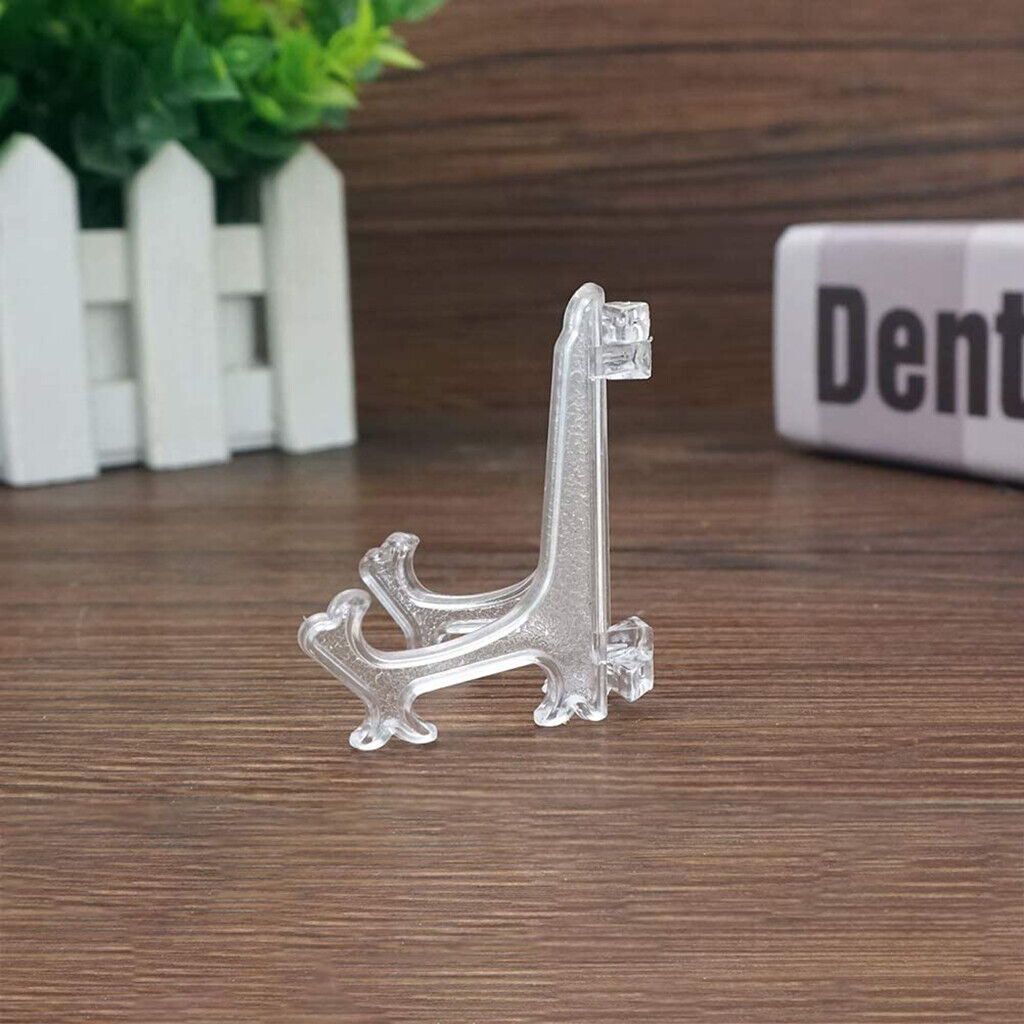 25PC Easel Display Stand Plate Foldable Bracket Picture Photo Frame Card Holder