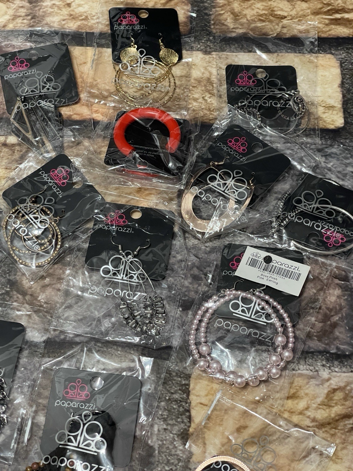 Paparazzi Fashion Costume Jewelry Assorted Earrings Hoops Dangle Boho Set Of 20