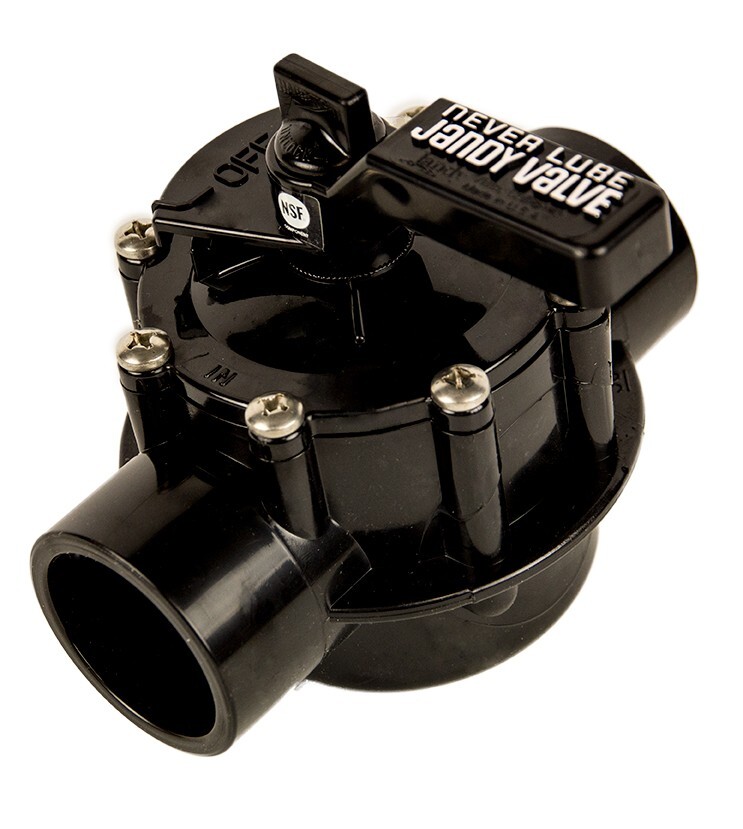 Jandy NeverLube CPVC Lube Free 2 Way Diverter Valve 1.5" x 2"  - 4724