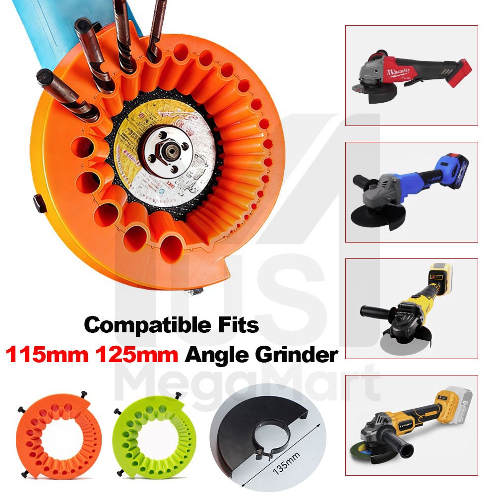 2-13mm Power Drill Bit Sharpener Grinding Tool For 115mm 125mm Angle Grinder