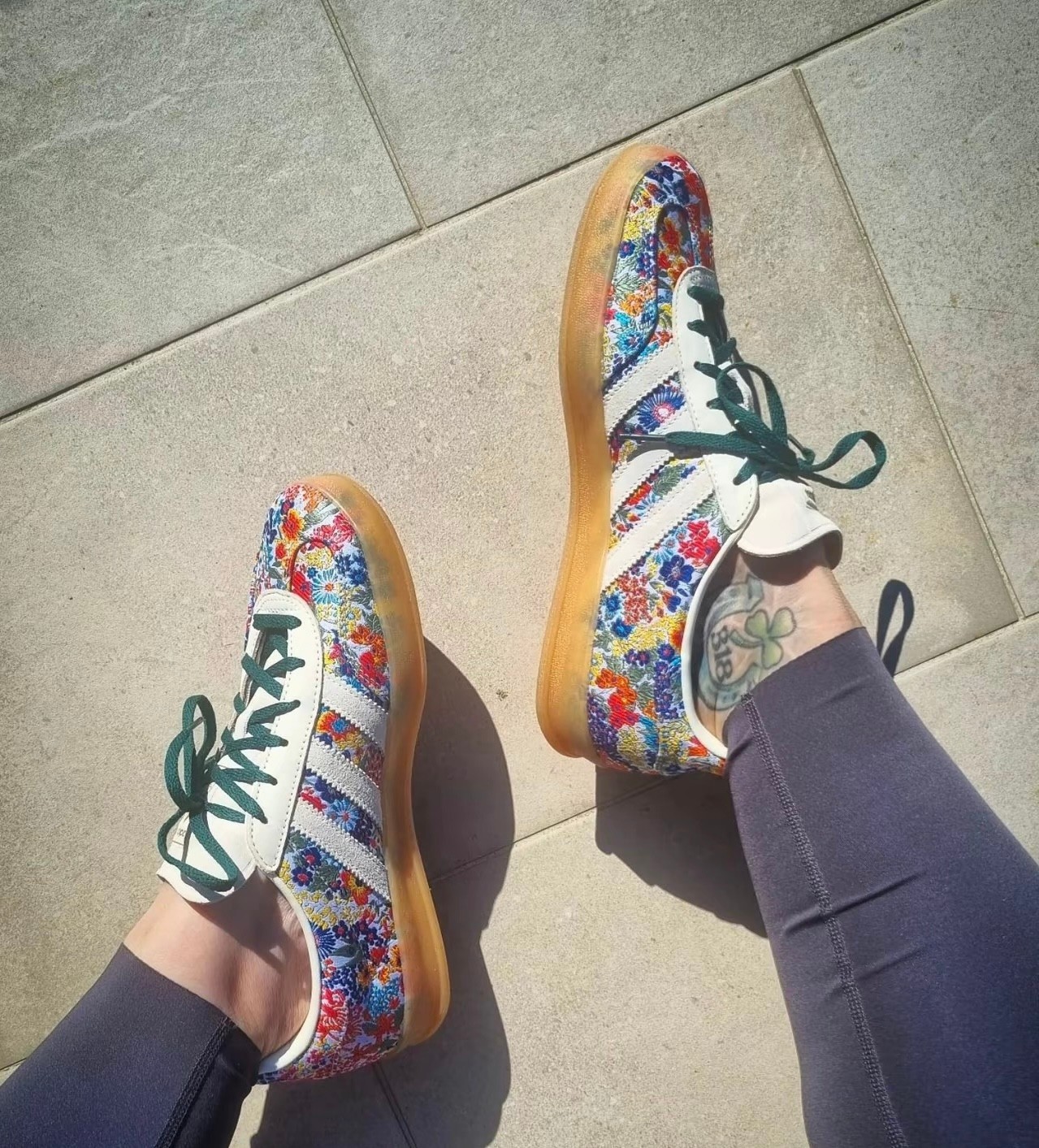 Adidas Gazelle IndoorLiberty London Floral Embroidery (Women's) JP5309 New