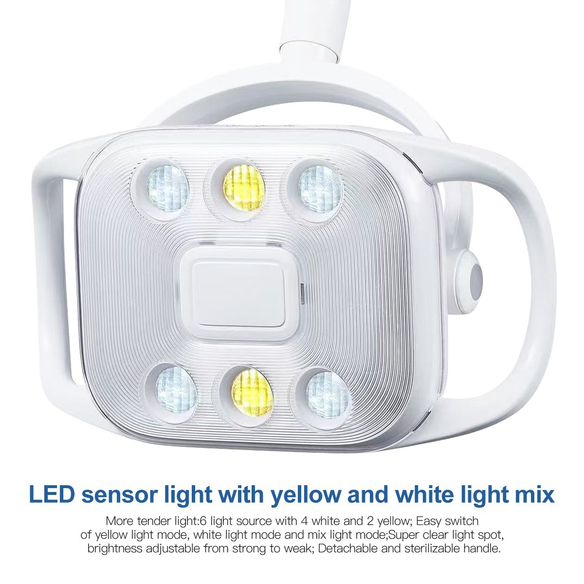 Dental Unit Chair DC Motor Computer Controlled PU Leather Integral Doctor Stool