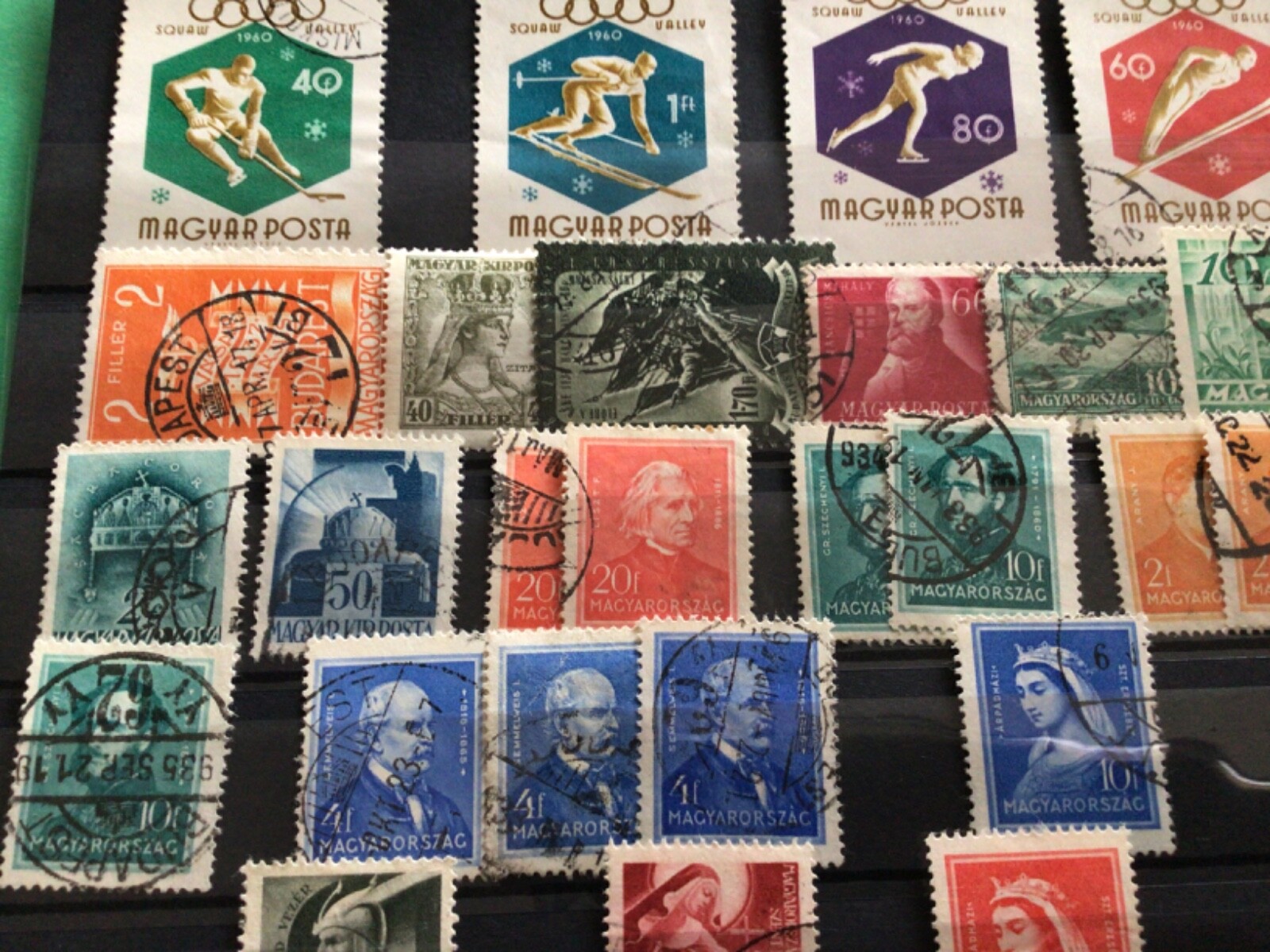 Hungary used stamps with sports stamps A15443