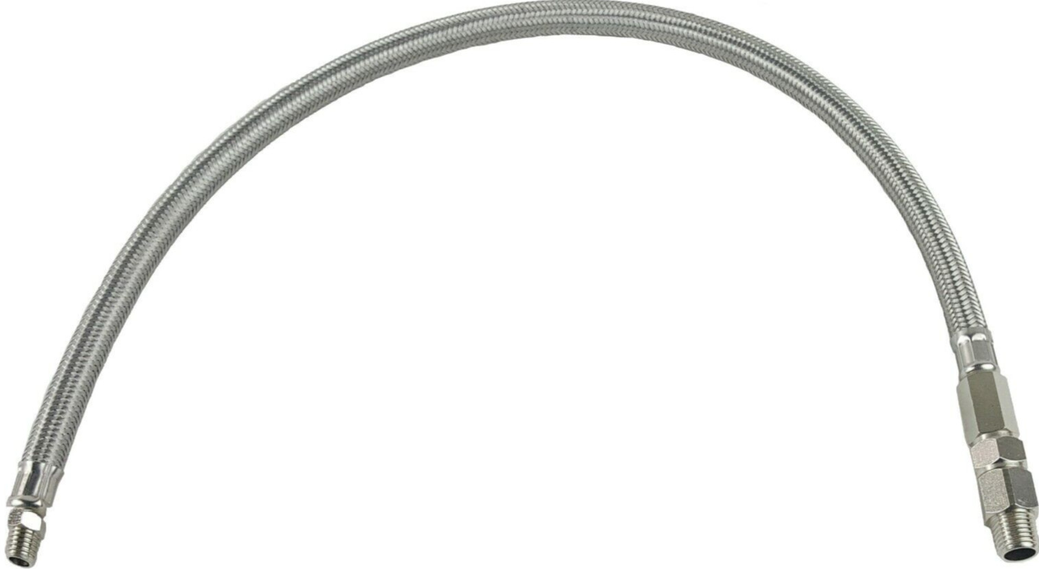 22" Air Compressor Leader Hose w/Check Valve 1/8"npt Male to 1/4"npt Male