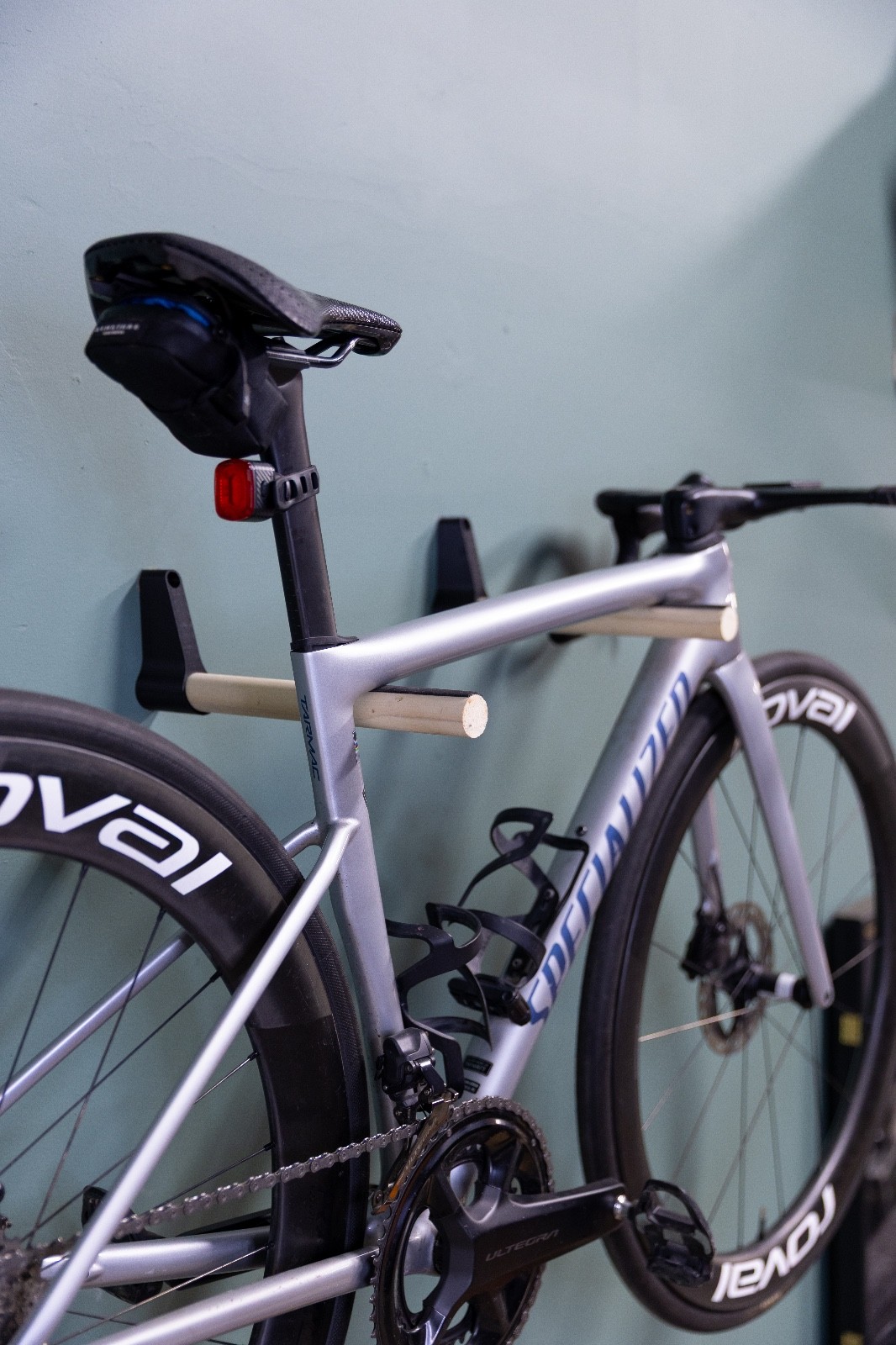 Road bike cycling wall mount