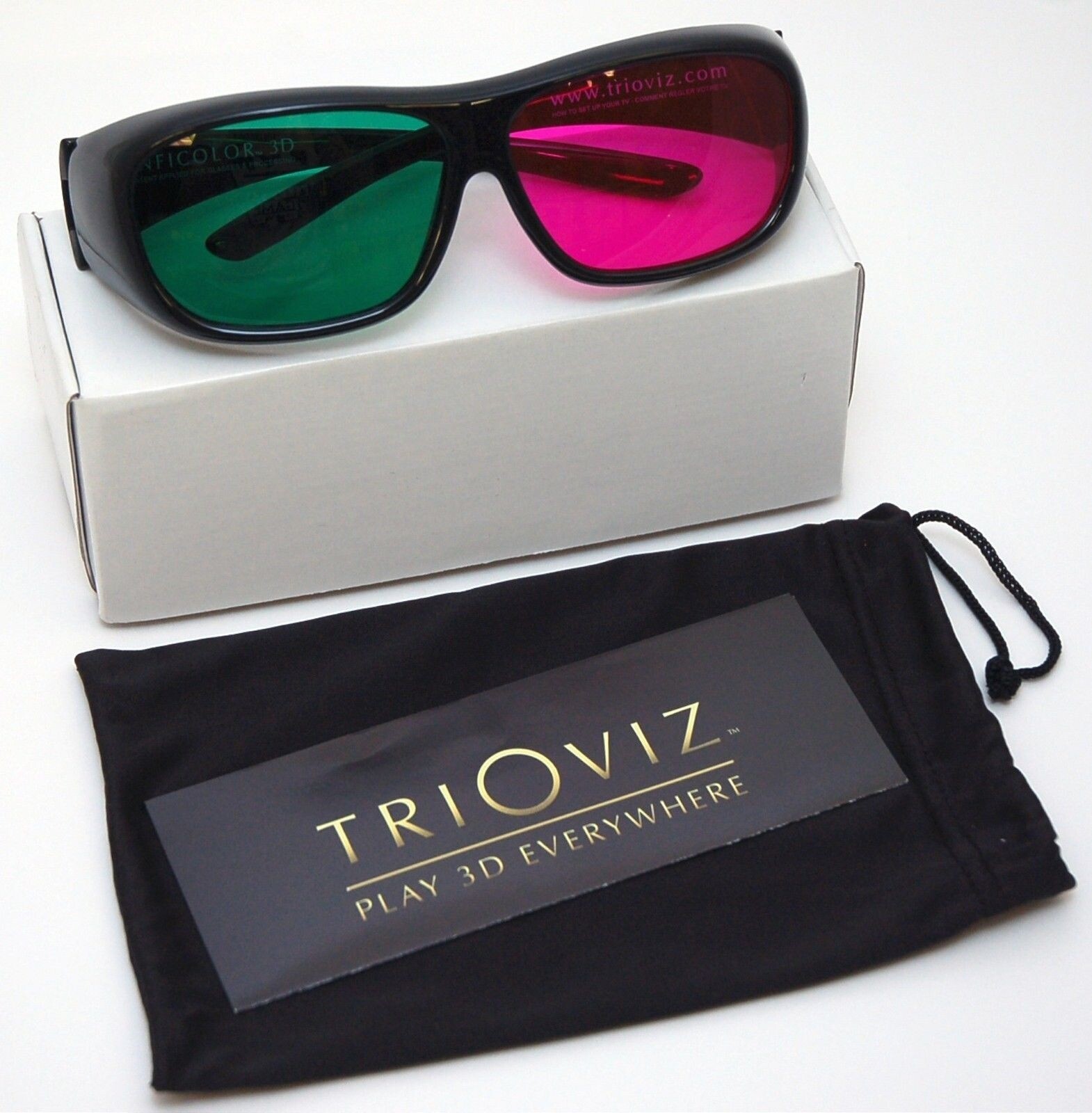 NEW TriOviz InfiColor 3D Glasses for PS3 Xbox 360 TV Assassins Creed Revelations