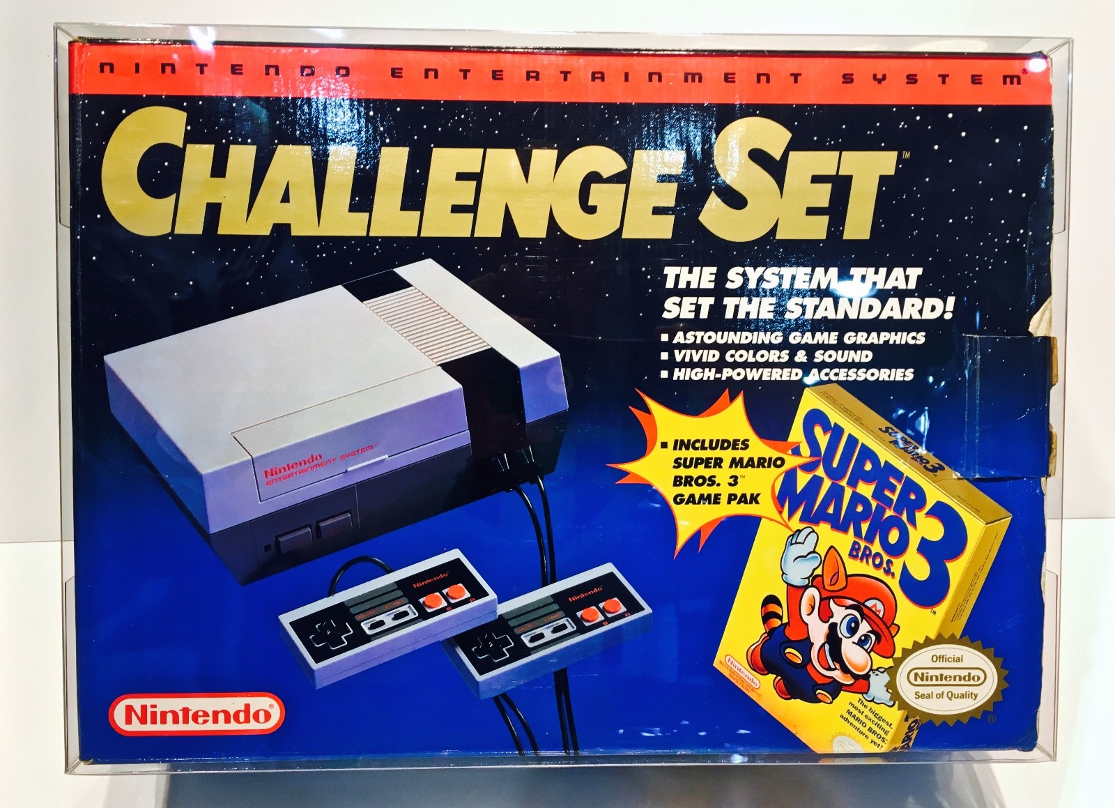 1 Console Box Protector For NES CONTROL DECK / CHALLENGE SET Nintendo Boxes