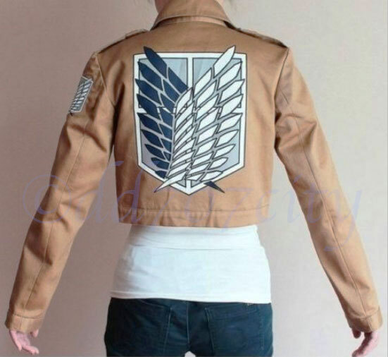 Attack on Titan Shingeki no Kyojin Scouting Legion Eren Cosplay Costume Jacket