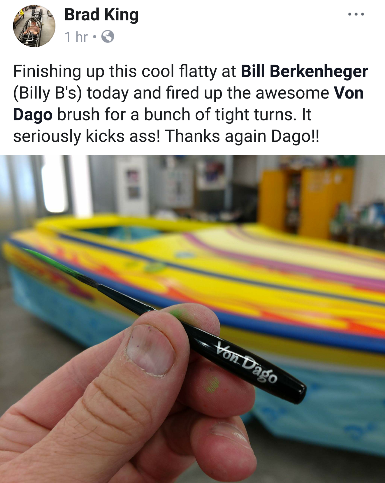 # 00 Mack - Von Dago SYNTHETIC HAIR Scrolling / Pinstriping Brush