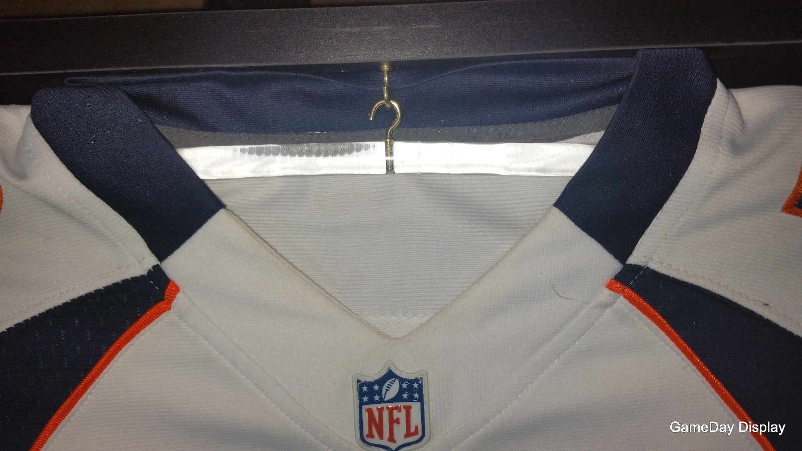 JERSEY Hanger for Display Case Frame - Clear Acrylic Rod with Hook Lot of 2 B