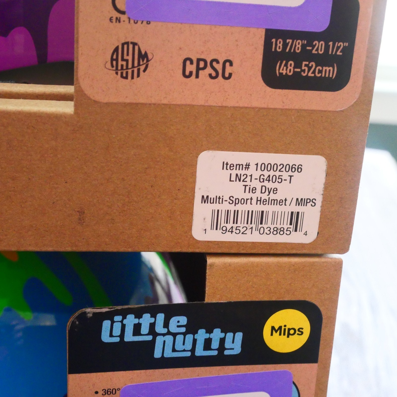 NEW Nutcase Little Nutty Toddler Helmet Bike Skate Tie Dye MIPS 8 7/8" - 20.5"